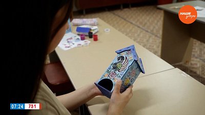 Юная художница в сюжете «Победительница конкурса сельского творчества»