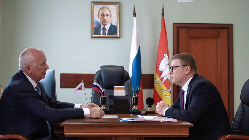 Алексей Текслер обсудил перспективы сотрудничества с гендиректором Ростеха