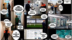 В Южноуральске школьники создали баннер-комикс длиной в сто шагов