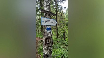 Заметные в темноте стрелки появились еще на трех тропах Таганая