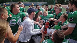 Челябинская команда одержала первую победу в чемпионате России по американскому футболу