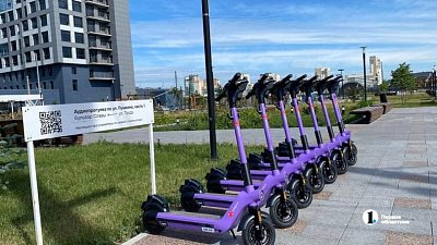 На улицах Челябинска появилась новая модель электросамокатов