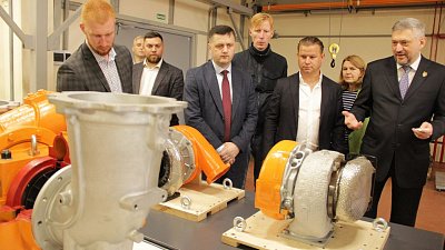 Представители «Газпрома» посетили челябинское СКБ «Турбина»