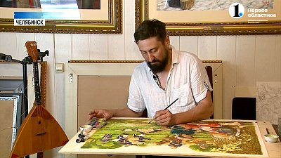 Художник Михаил Воронов-Кушаковский продолжает серию картин «Недаром помнит вся Россия»