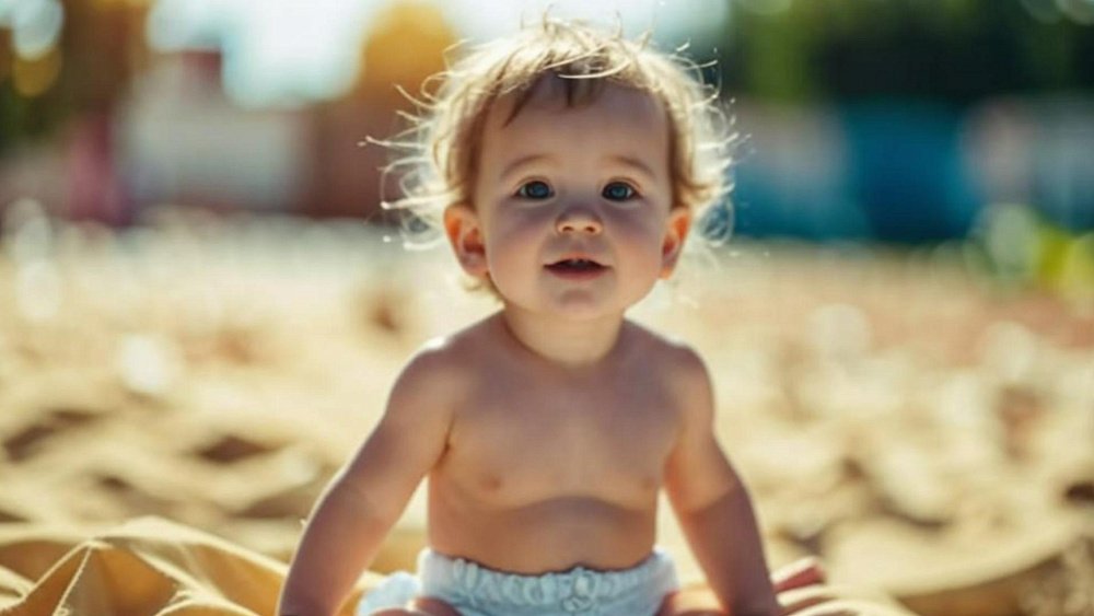 В жару лучше отказаться от подгузников