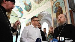 Алексей Текслер побывал в Свято-Троицком кафедральном соборе