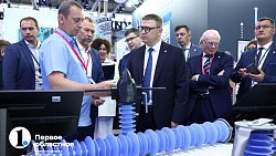 Алексей Текслер посетил коллективный стенд Челябинской области на «Иннопроме‑2024»