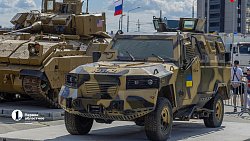 «Горит за милую душу»: в Челябинске показали подбитую технику НАТО