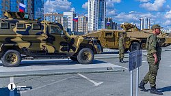 «Горит за милую душу»: в Челябинске показали подбитую технику НАТО