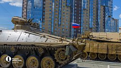 Выставку трофейной техники НАТО за день посетили 12 тысяч южноуральцев