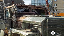 Губернатор Челябинской области посетил выставку трофейной техники НАТО