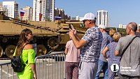 Выставку трофейной техники НАТО в Челябинске посетили более 100 тысяч южноуральцев