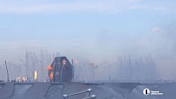 В Магнитогорске открыли двухуровневый фонтан «Стальное сердце Родины»