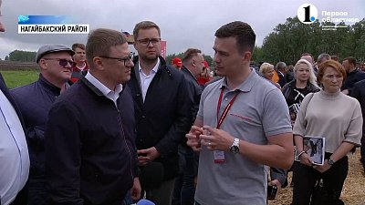 Алексей Текслер работает в Нагайбакском районе