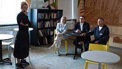 Губернатор Алексей Текслер и министр культуры РФ Ольга Любимова посетили Сатку