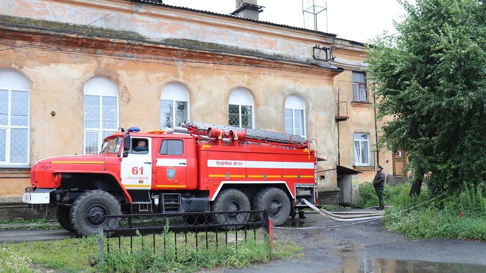 В Сосновском районе затопило подвал военкомата