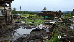 Жители подтопленного Киолима начали возвращаться в свои дома