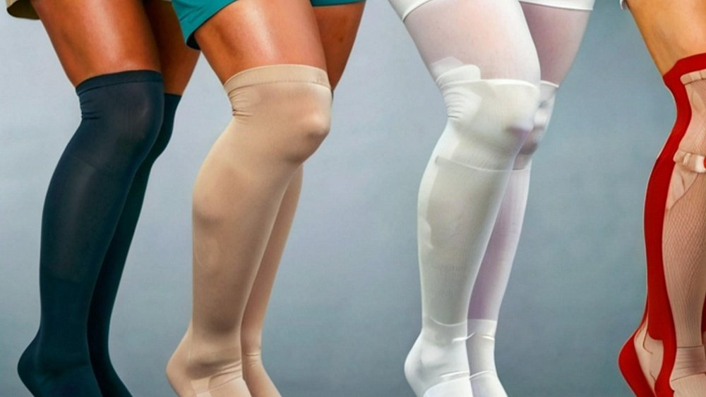 Как правильно надевать компрессионные чулки