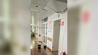 В роддоме Магнитогорска из‑за ливней с потолка полилась вода