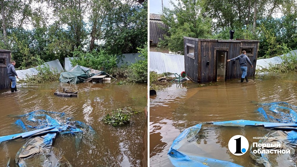 Река Биргильда в Сосновском районе возвращается в русло