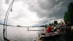 Высокий уровень воды на Шершнях не помешал провести первенство России по вейкборду