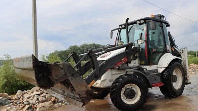 В миасском поселке Смородинка отсыпают «запасной» проезд