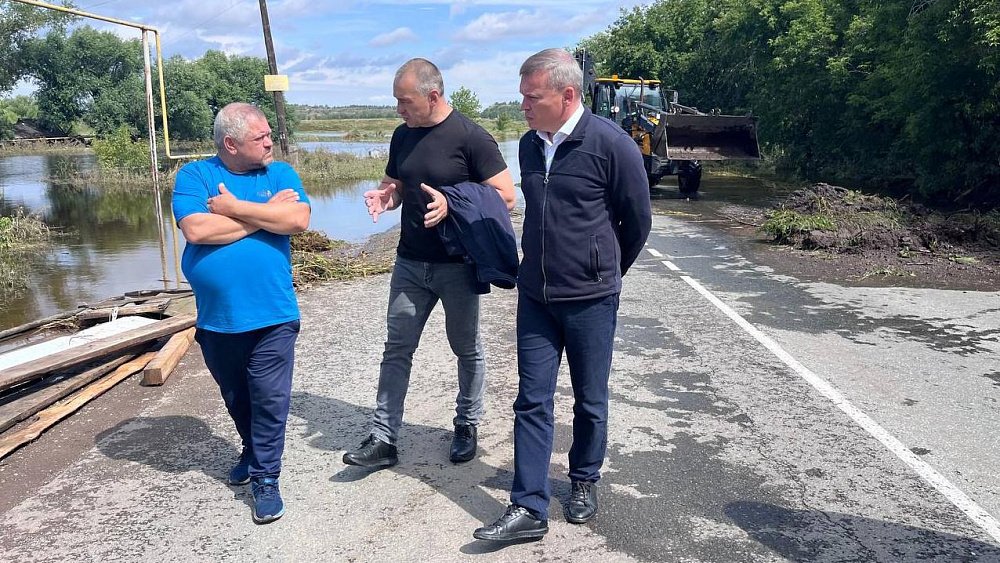 Уровень воды в Еманжелинске снижается