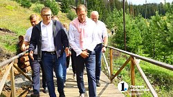 В Челябинской области на уникальном лыжном трамплине тренируются зимой и летом