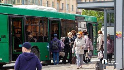 В Челябинске временно перенесли автобусные остановки в районе ТК «Синегорье»