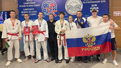 Челябинцы завоевали шесть медалей на первенстве мира по рукопашному бою