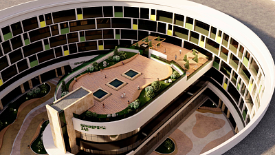 На крыше нового хирургического корпуса ЧОДКБ разобьют парк