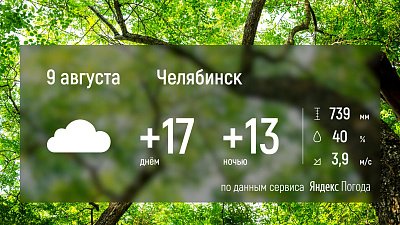 Похолодание и дождь: прогноз погоды для Челябинской области на 9 августа