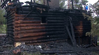 В пожаре под Миассом погиб подросток