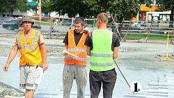 В Челябинске завершается первый этап благоустройства сквера по Молодогвардейцев