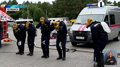 В Челябинске проходят всероссийские соревнования горноспасателей