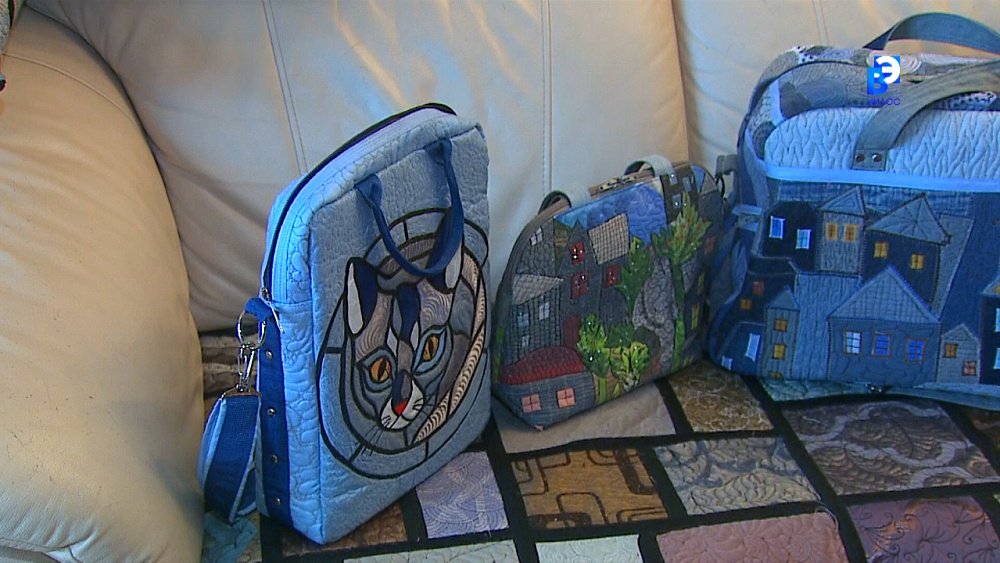 Миасская мастерица шьет авторские сумки