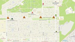 В Металлургическом районе на месяц ограничили движение транспорта