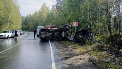 13-летний подросток погиб после ДТП с заносом прицепа на мокрой трассе под Каслями