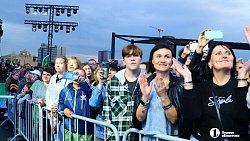 Умный светомузыкальный фонтан запустили в центре Челябинска