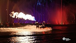 Умный светомузыкальный фонтан запустили в центре Челябинска