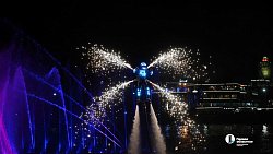 Умный светомузыкальный фонтан запустили в центре Челябинска