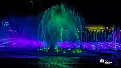 Умный светомузыкальный фонтан запустили в центре Челябинска
