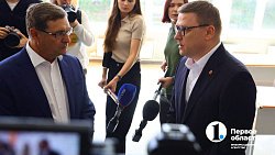 Алексей Текслер побывал на линейке в крупнейшем техникуме программы «Профессионалитет»