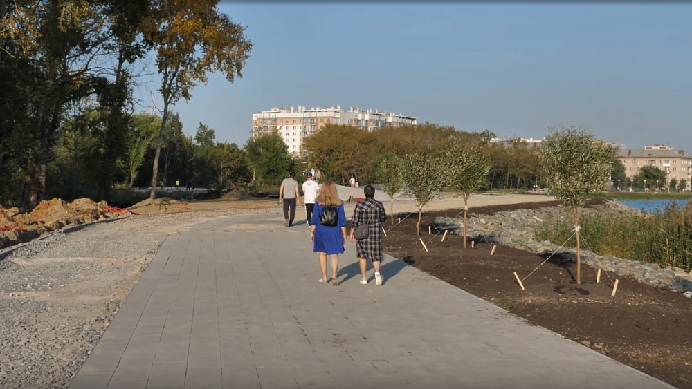 На новой набережной в Ленинском районе появится велодорожка