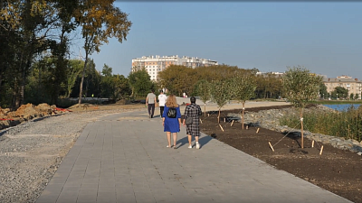 На новой набережной в Ленинском районе появится велодорожка