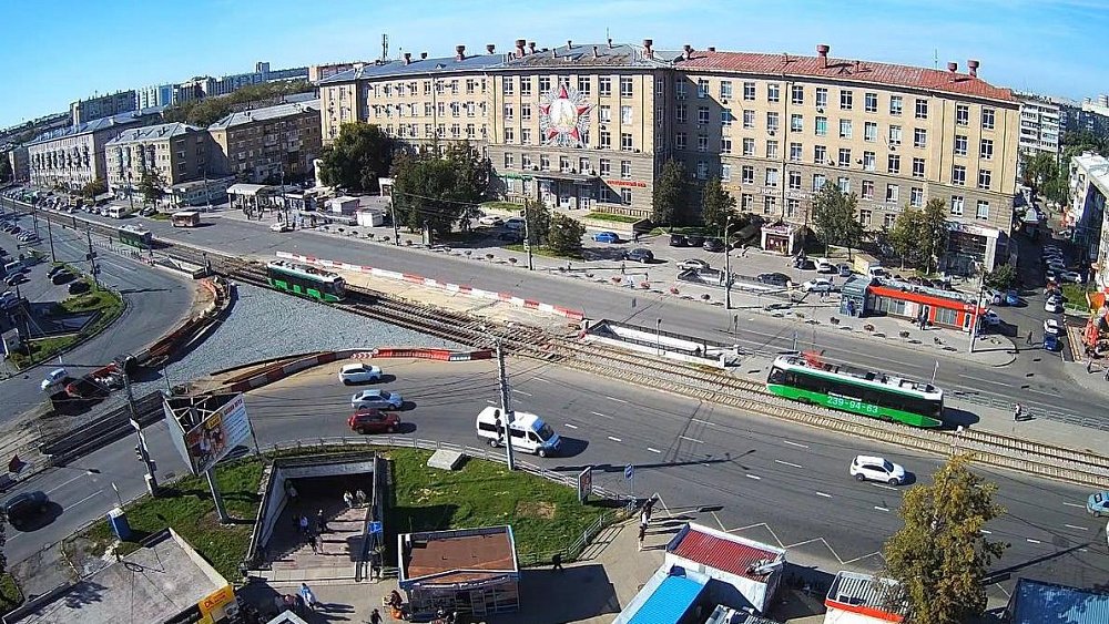 В Челябинске открыли движение трамваев на Теплотехе