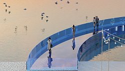 Китайские студенты спроектировали площадку для свадебных церемоний на Смолино