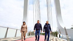 Велопешеходный вантовый мост планируется открыть в Челябинске до конца 2024 года