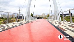 Велопешеходный вантовый мост планируется открыть в Челябинске до конца 2024 года
