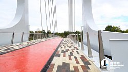 Велопешеходный вантовый мост планируется открыть в Челябинске до конца 2024 года